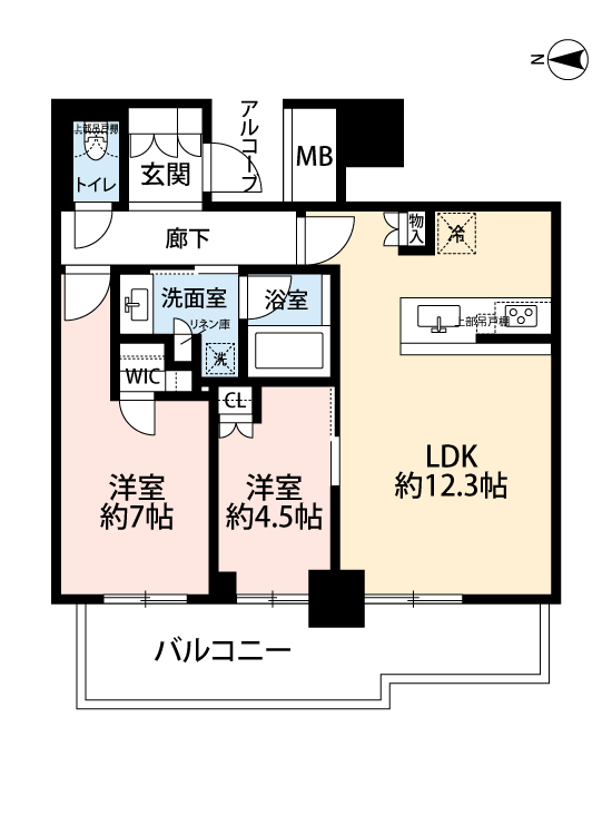 シエリアタワー大阪堀江　26階部分